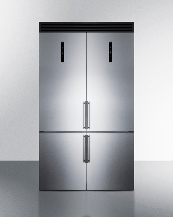 Summit - Set of FFBF181ES2 and FFBF181ES2LHD refrigerator-freezers with GRILL48B - FFBF181ES2KIT48 Summit - Set of FFBF181ES2 and FFBF181ES2LHD refrigerator-freezers with GRILL48B - FFBF181ES2KIT48