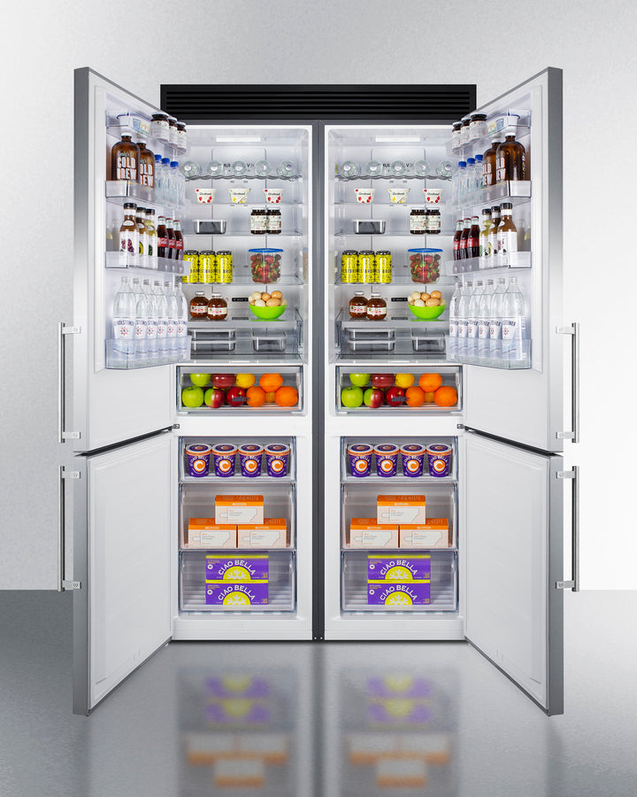 Summit - Set of FFBF181ES2 and FFBF181ES2LHD refrigerator-freezers with GRILL48B - FFBF181ES2KIT48 Summit - Set of FFBF181ES2 and FFBF181ES2LHD refrigerator-freezers with GRILL48B - FFBF181ES2KIT48
