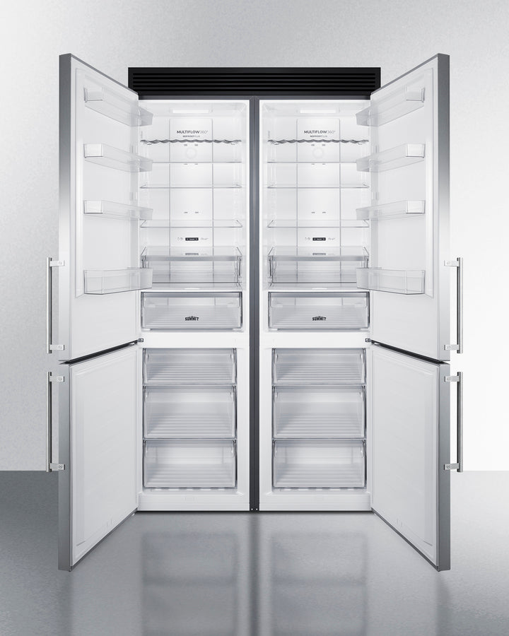 Summit - Set of FFBF181ES2 and FFBF181ES2LHD refrigerator-freezers with GRILL48B - FFBF181ES2KIT48 Summit - Set of FFBF181ES2 and FFBF181ES2LHD refrigerator-freezers with GRILL48B - FFBF181ES2KIT48