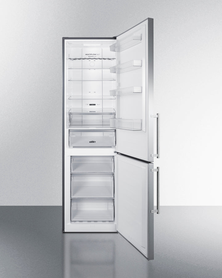 Summit - 24" Wide Bottom Freezer Refrigerator Summit - 24" Wide Bottom Freezer Refrigerator