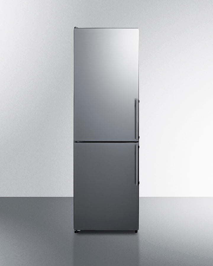 Summit - ENERGY STAR certified 24" x 24" bottom mount refrigerator with a stainless steel look - FFBF235PL Summit - ENERGY STAR certified 24" x 24" bottom mount refrigerator with a stainless steel look - FFBF235PL
