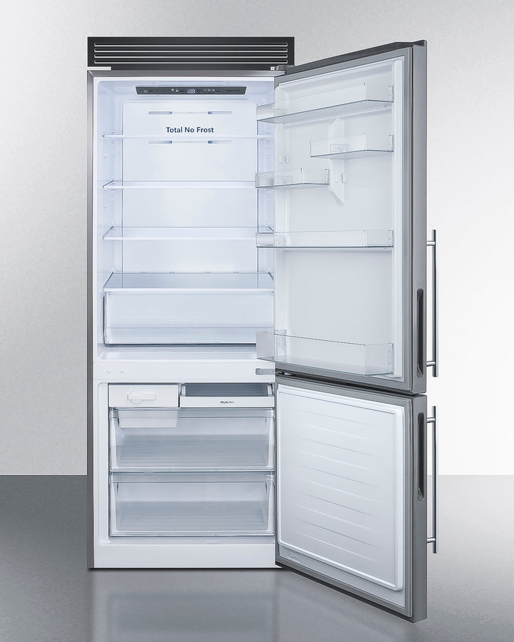 Summit - 28" Wide Bottom Freezer Refrigerator - FFBF279SSXH72 Summit - 28" Wide Bottom Freezer Refrigerator - FFBF279SSXH72