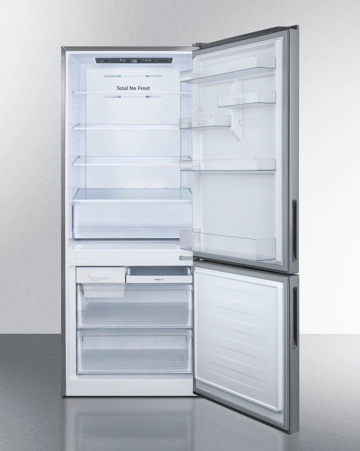 Summit - ENERGY STAR certified bottom freezer refrigerator with stainless steel doors - FFBF279SSX Summit - ENERGY STAR certified bottom freezer refrigerator with stainless steel doors - FFBF279SSX