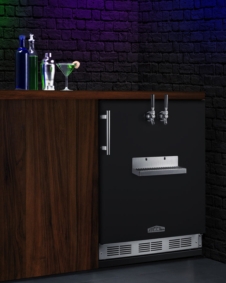 Summit - Built-in undercounter front tap coffee kegerator for commercial or home use - SBC58BFRTPCF Summit - Built-in undercounter front tap coffee kegerator for commercial or home use - SBC58BFRTPCF