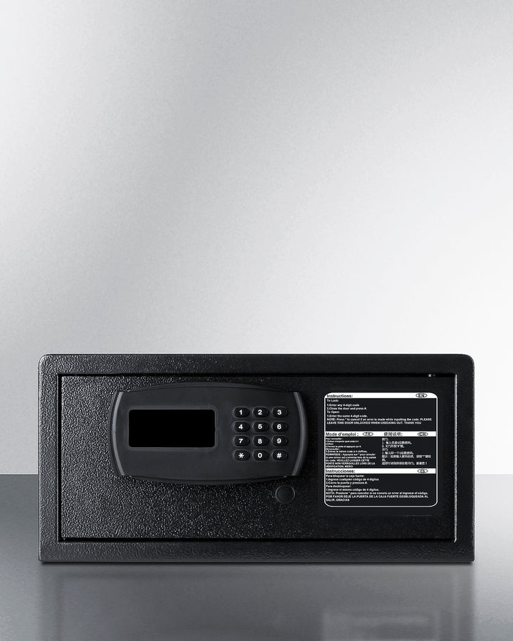 Summit - In-Room hotel safe in black with keypad lock - HSF10B Summit - In-Room hotel safe in black with keypad lock - HSF10B