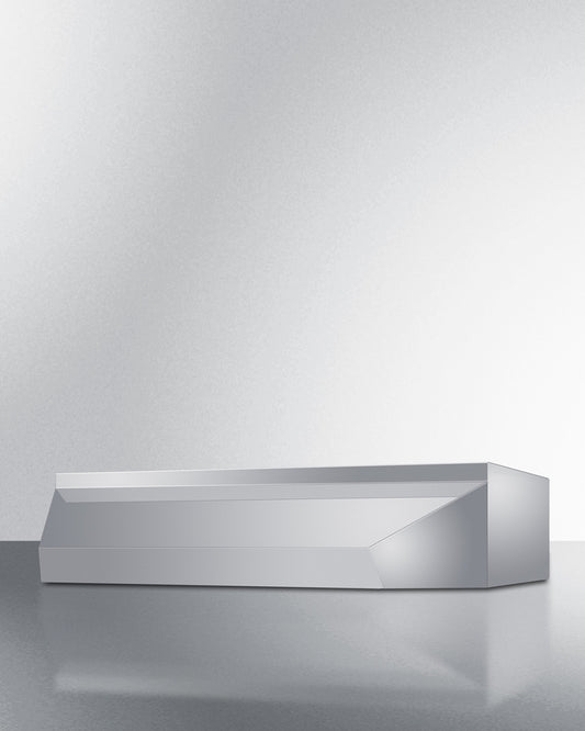 Summit - 30" Under Cabinet Range Hood Shell: Platinum Gray