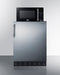 Summit - Combination all-refrigerator and microwave - MRF708BLSSA