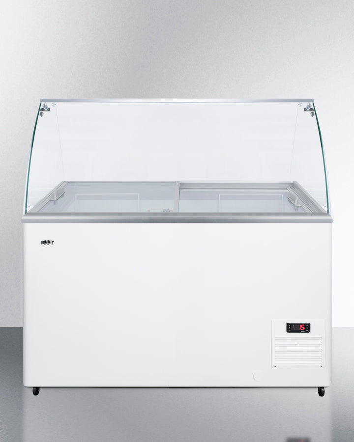 Summit - Ice cream chest freezer with glass sneeze guard (ships unassembled) - NOVA35GDC Summit - Ice cream chest freezer with glass sneeze guard (ships unassembled) - NOVA35GDC