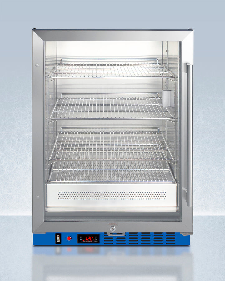 Summit - Single chamber blanket warmer with glass door, stainless steel interior, digital thermostat, and lock - PTHC65GUC Summit - Single chamber blanket warmer with glass door, stainless steel interior, digital thermostat, and lock - PTHC65GUC