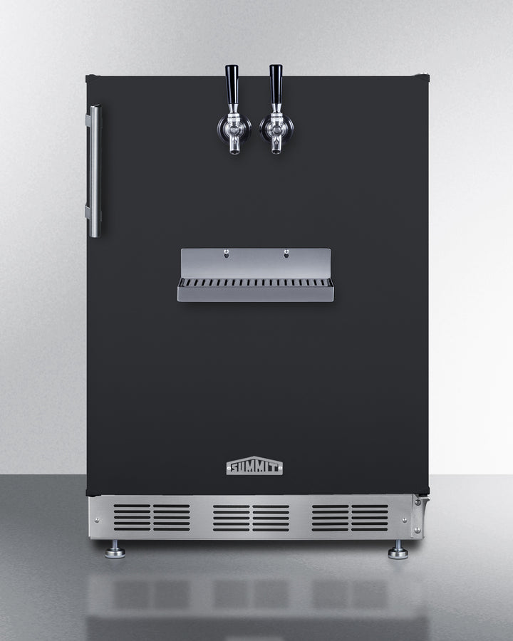 Summit - Built-in undercounter front tap coffee kegerator for commercial or home use - SBC58BFRTPCF Summit - Built-in undercounter front tap coffee kegerator for commercial or home use - SBC58BFRTPCF