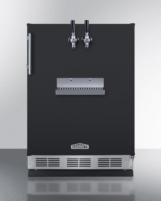 Summit - Built-in undercounter front tap coffee kegerator for commercial or home use - SBC58BFRTPCF