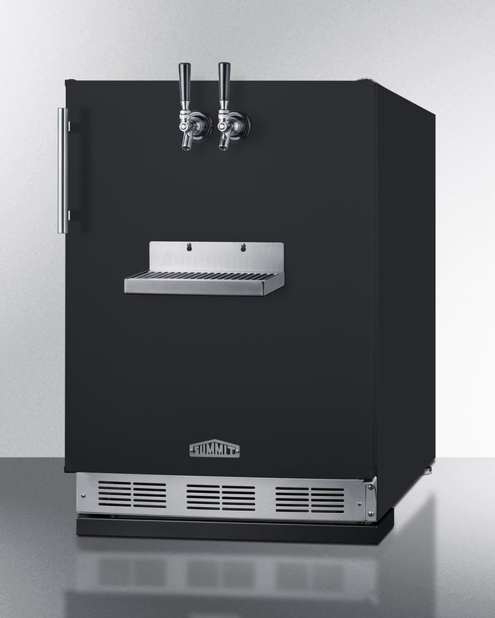 Summit - Built-in undercounter front tap coffee kegerator for commercial or home use - SBC58BFRTPCF Summit - Built-in undercounter front tap coffee kegerator for commercial or home use - SBC58BFRTPCF