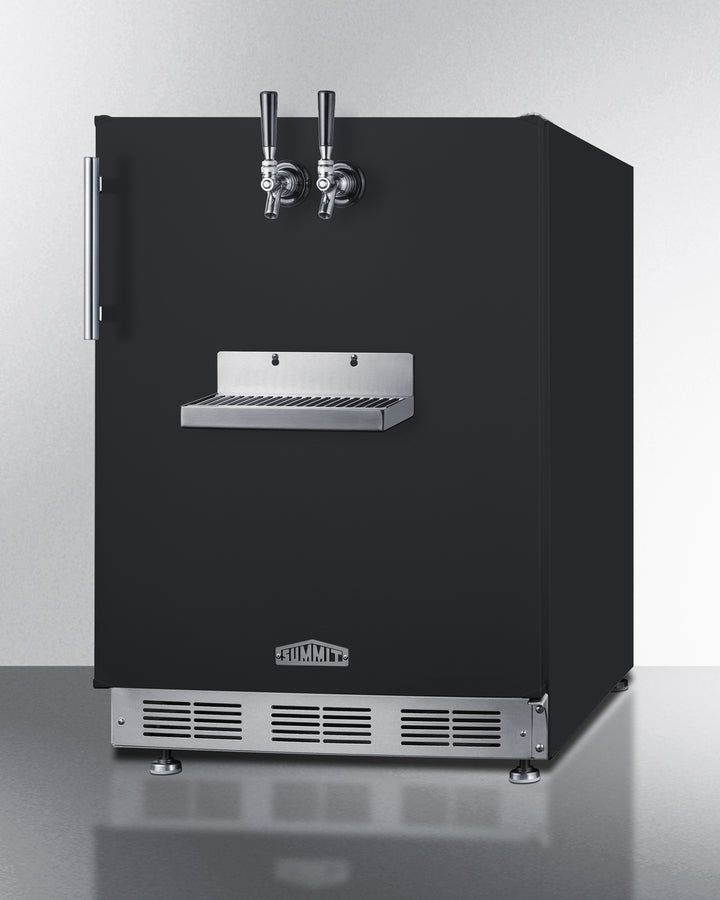 Summit - Built-in undercounter front tap coffee kegerator for commercial or home use - SBC58BFRTPCF Summit - Built-in undercounter front tap coffee kegerator for commercial or home use - SBC58BFRTPCF