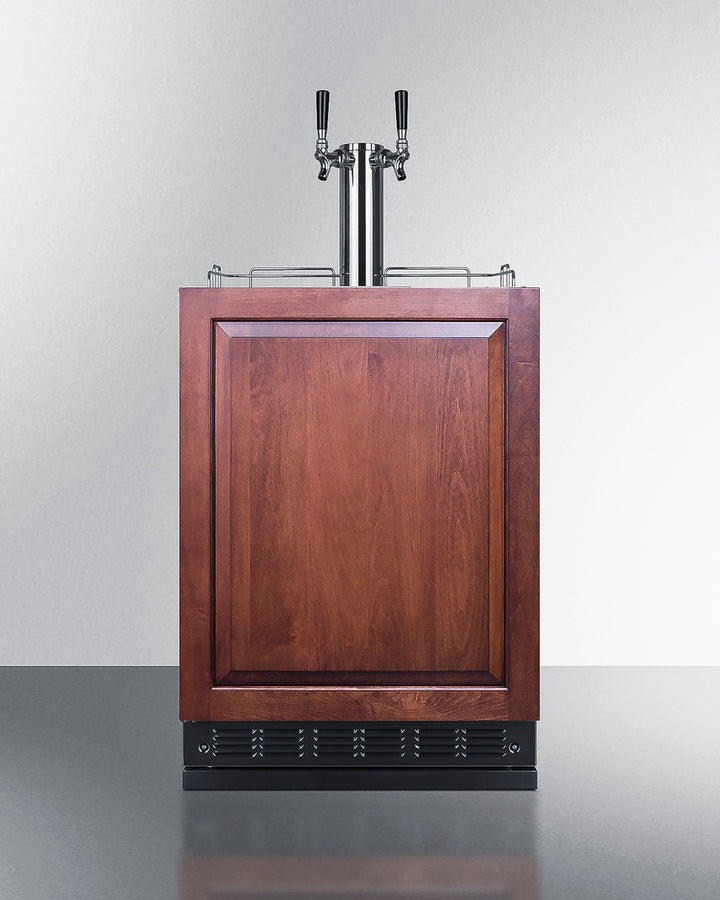 Summit - Commercial dual tap cold brew kegerator designed for built-in applications - SBC7BRSIFCF2 Summit - Commercial dual tap cold brew kegerator designed for built-in applications - SBC7BRSIFCF2