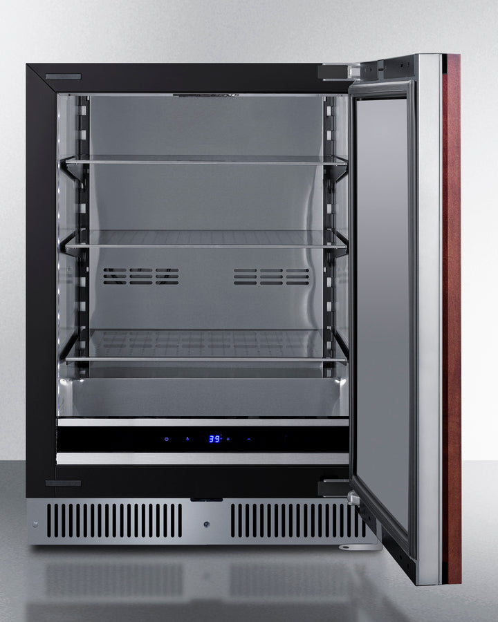 Summit - Shallow 18" deep 24" wide undercounter refrigerator - SDHR2444PNR Summit - Shallow 18" deep 24" wide undercounter refrigerator - SDHR2444PNR