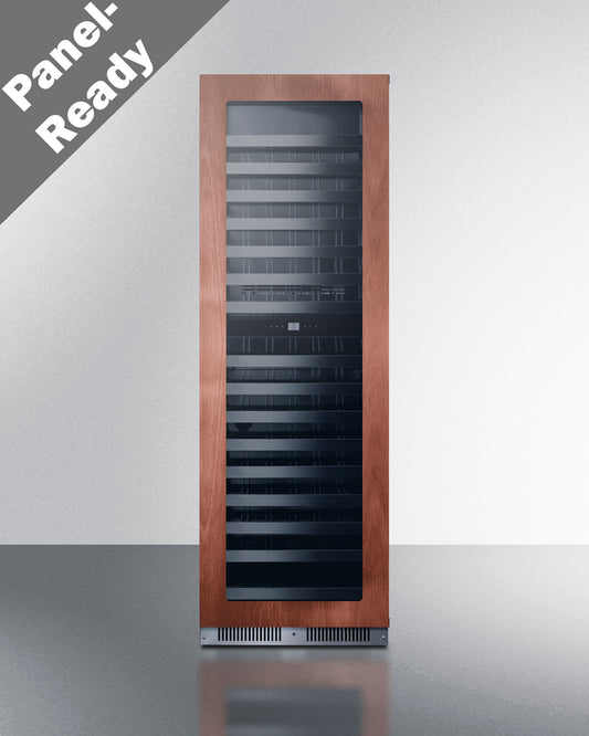 Summit - Full-size built-in 24" wide 18" deep 98-bottle dual zone wine cellar - SDHWC98PNR