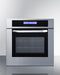 Summit - 24" Wide Electric Wall Oven - SEW24SSX