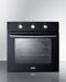 Summit - 24" Wide LP Gas Wall Oven - SGW242BKLP