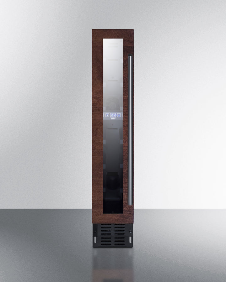 Summit - 6" wide built-in undercounter wine cellar with panel-ready door trim - SWC007H34PNR Summit - 6" wide built-in undercounter wine cellar with panel-ready door trim - SWC007H34PNR