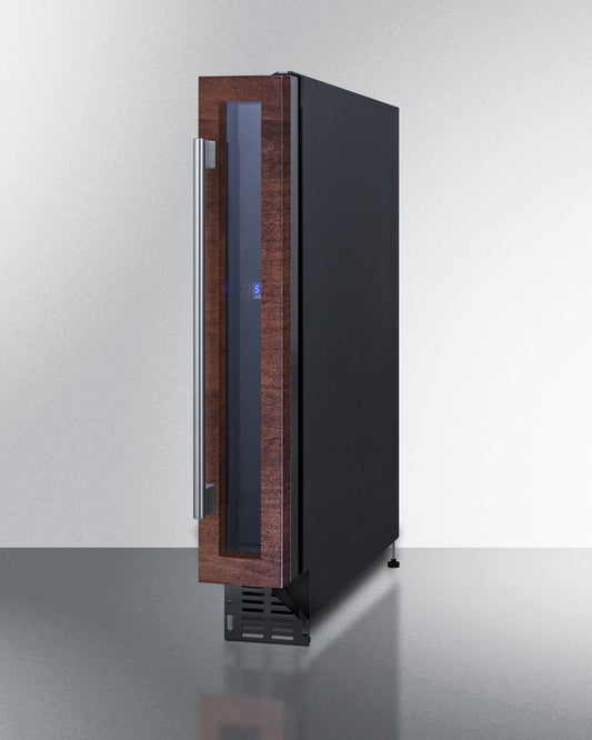 Summit - 6" wide built-in undercounter wine cellar with panel-ready door trim - SWC007H34PNR
