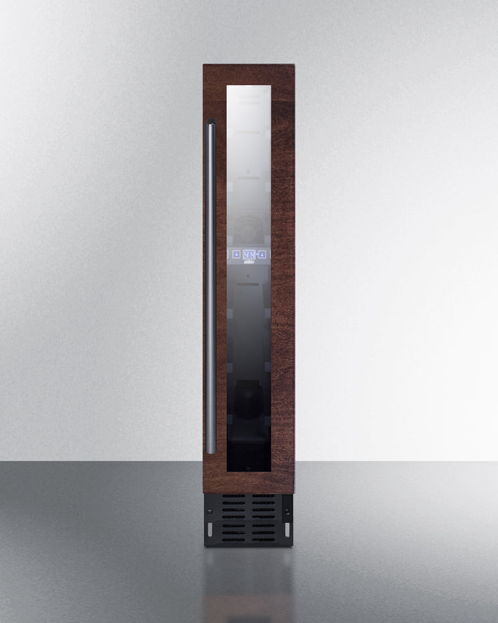 Summit - 6" wide built-in undercounter wine cellar with panel-ready door trim - SWC007H34PNR Summit - 6" wide built-in undercounter wine cellar with panel-ready door trim - SWC007H34PNR