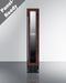 Summit - 6" wide built-in undercounter wine cellar with panel-ready door trim - SWC007H34PNR