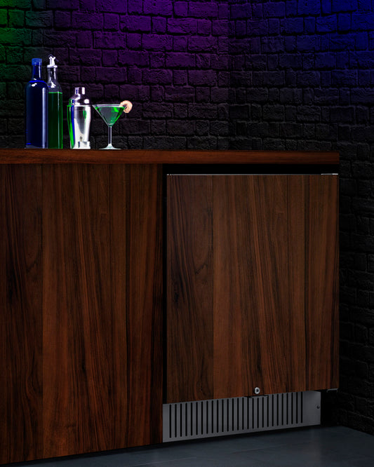 Summit - 27" Wide Built-In All-Refrigerator (Panel Not Included) - FF27BSSIF