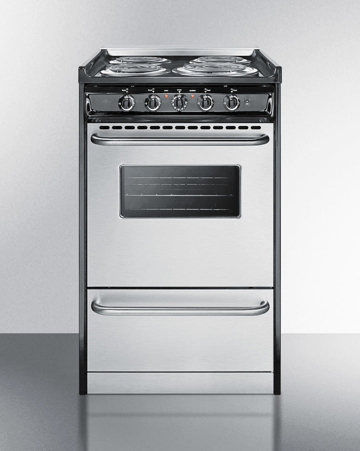 Summit - 20" Wide Electric Coil Range Summit - 20" Wide Electric Coil Range