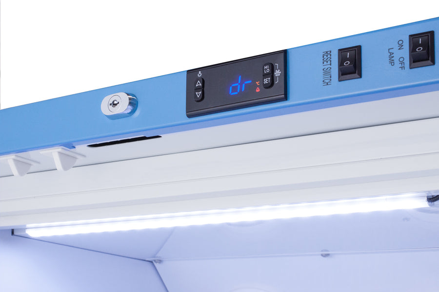 Summit - Performance Series Pharma-Vac stacked vaccine refrigerator/freezer combination - ARG12PV-AFZ1PVSTACK Summit - Performance Series Pharma-Vac stacked vaccine refrigerator/freezer combination - ARG12PV-AFZ1PVSTACK