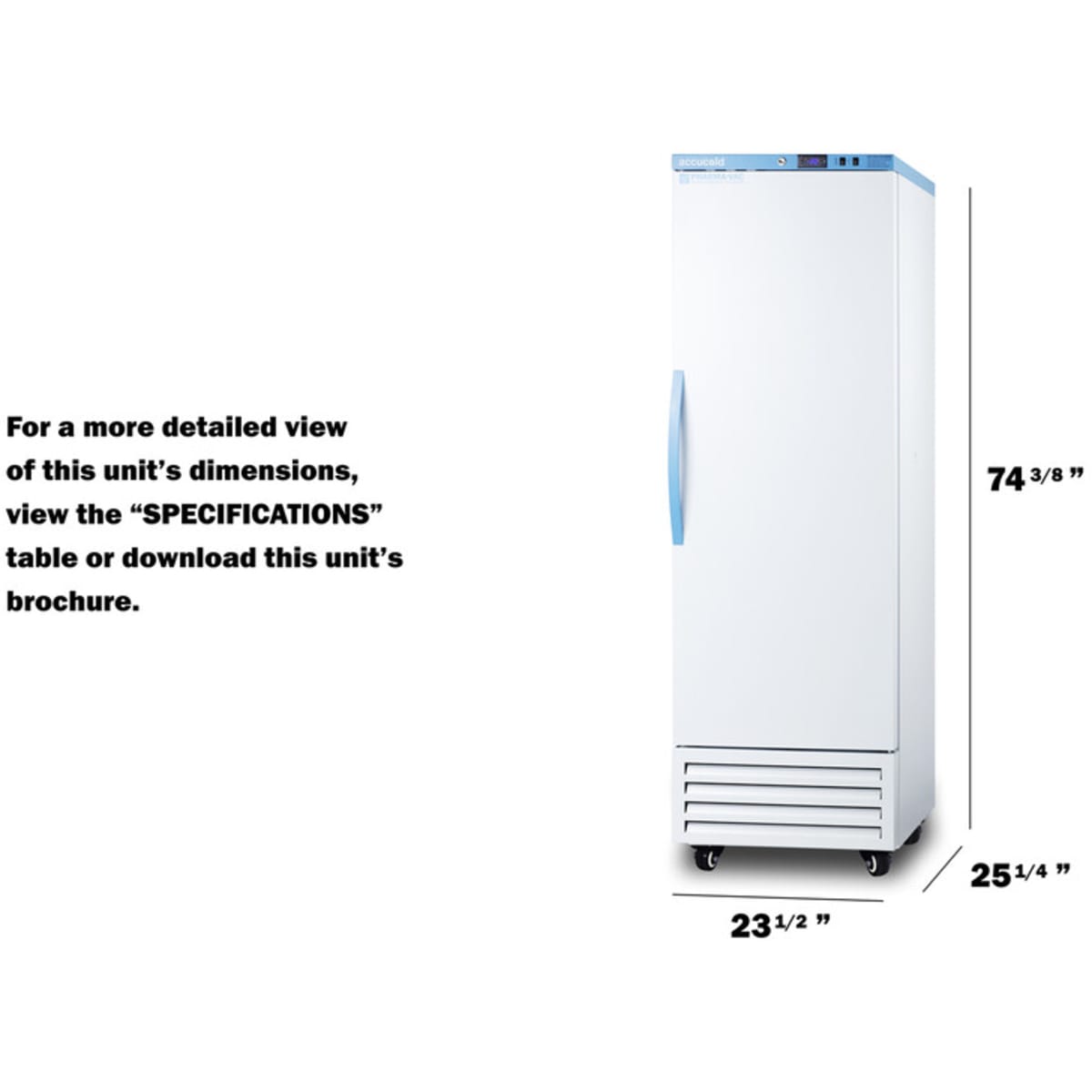 Summit - Performance Series upright frost-free Pharma-Vac all-freezer - AFS14PV Summit - Performance Series upright frost-free Pharma-Vac all-freezer - AFS14PV