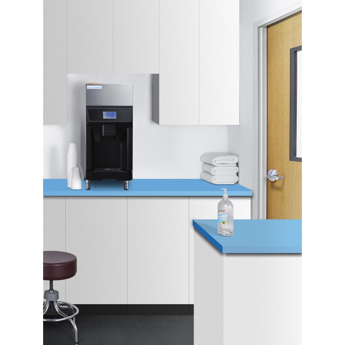 Summit - 220 lb tabletop ice and water dispenser with filter - AIWD220FLTR Summit - 220 lb tabletop ice and water dispenser with filter - AIWD220FLTR