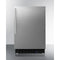 Summit - ADA compliant built-in or freestanding 20" wide manual defrost all-freezer for residential use - ALFZ37BCSSHV