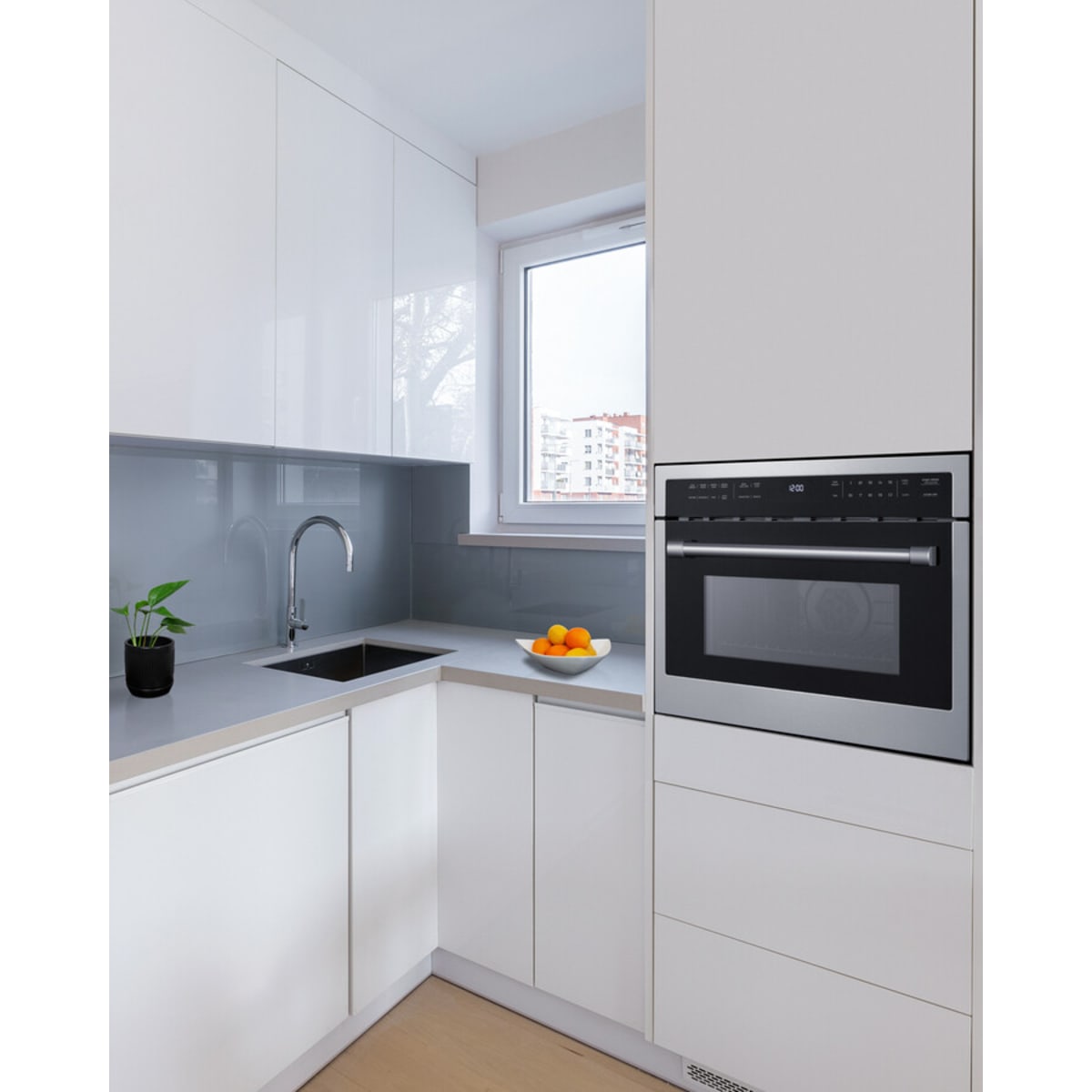Summit - 24" wide 115v built-in speed oven with convection, microwave, and standard oven settings in a stainless steel and glass finish - CMV115 Summit - 24" wide 115v built-in speed oven with convection, microwave, and standard oven settings in a stainless steel and glass finish - CMV115
