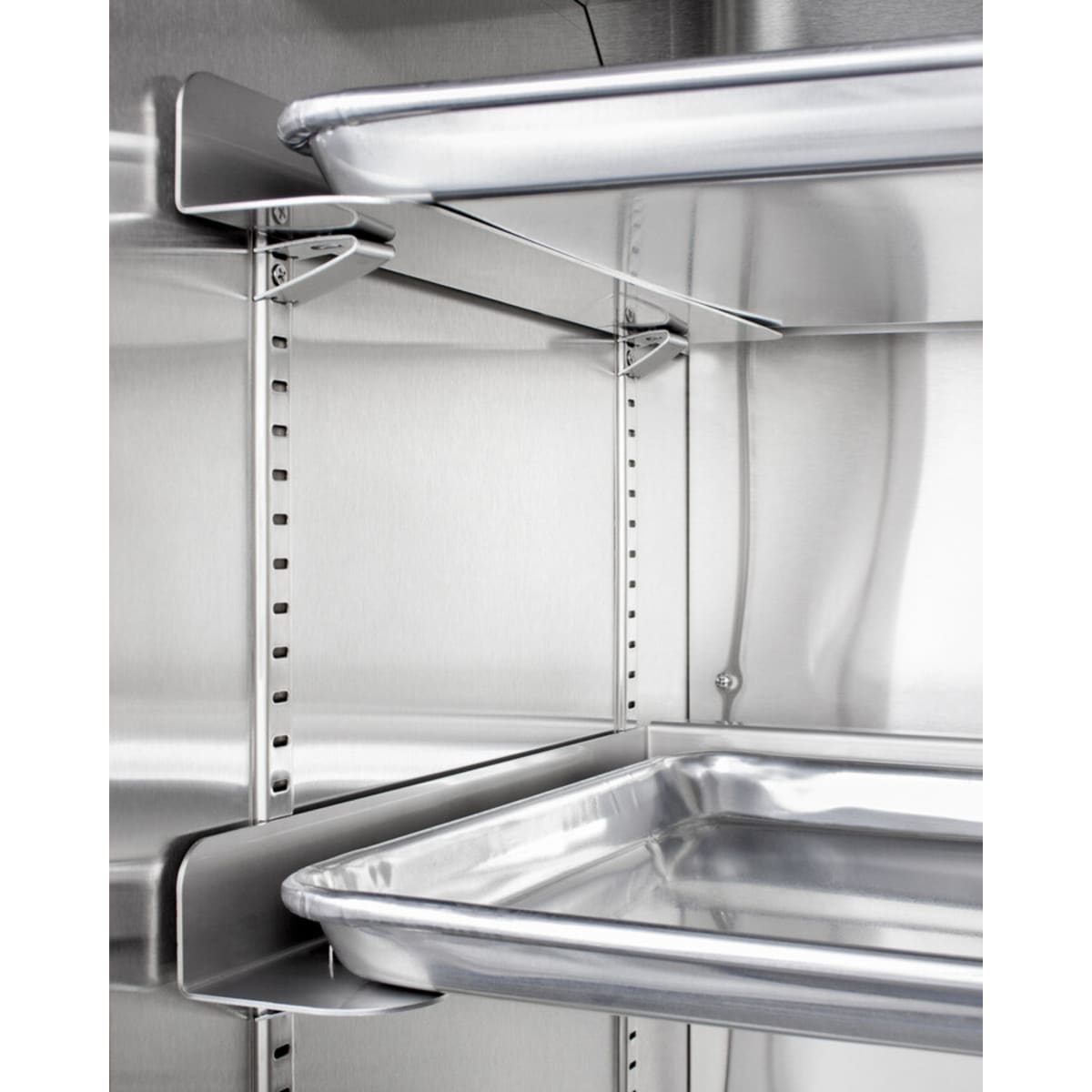 Summit - Mini reach-in beverage center with black cabinet, glass door, and dolly - SCR610BLRI Summit - Mini reach-in beverage center with black cabinet, glass door, and dolly - SCR610BLRI