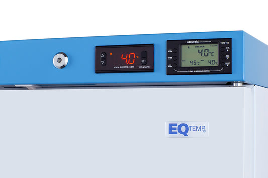 EQTemp - 19" Wide Compact Medical Refrigerator, Certified to NSF/ANSI 456 Vaccine Storage Standard