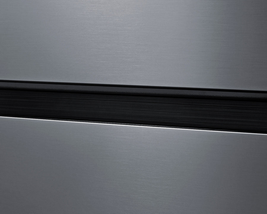 Summit - 24" wide top freezer refrigerator in stainless steel look - FF1142PL Summit - 24" wide top freezer refrigerator in stainless steel look - FF1142PL