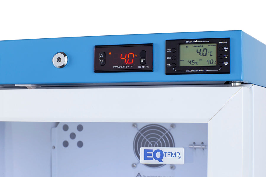 EQTemp - 19" Wide Compact Medical Refrigerator, Certified to NSF/ANSI 456 Vaccine Storage Standard EQTemp - 19" Wide Compact Medical Refrigerator, Certified to NSF/ANSI 456 Vaccine Storage Standard