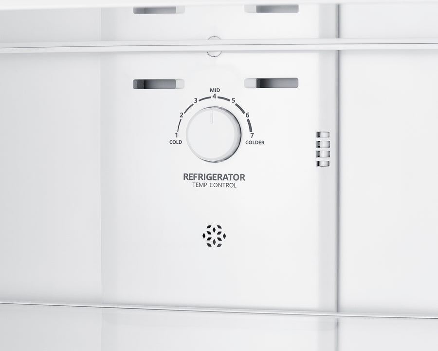 Summit - 24" wide top freezer refrigerator in stainless steel look - FF1142PL Summit - 24" wide top freezer refrigerator in stainless steel look - FF1142PL