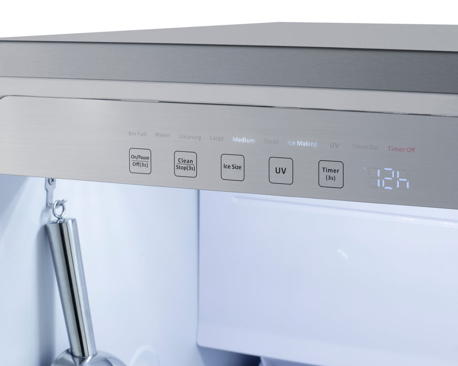 Summit - 18" wide clear icemaker in ADA height for outdoor use - BIM182OSADA Summit - 18" wide clear icemaker in ADA height for outdoor use - BIM182OSADA