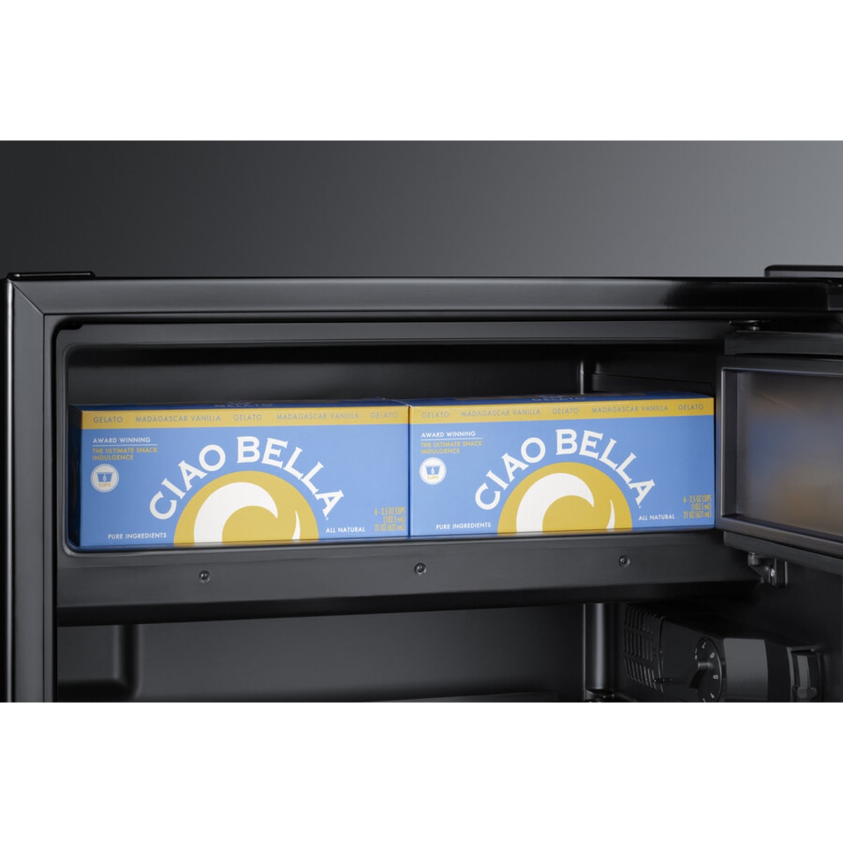 Summit - 24" wide undercounter European refrigerator-freezer - CT66BK2SSRSIF Summit - 24" wide undercounter European refrigerator-freezer - CT66BK2SSRSIF