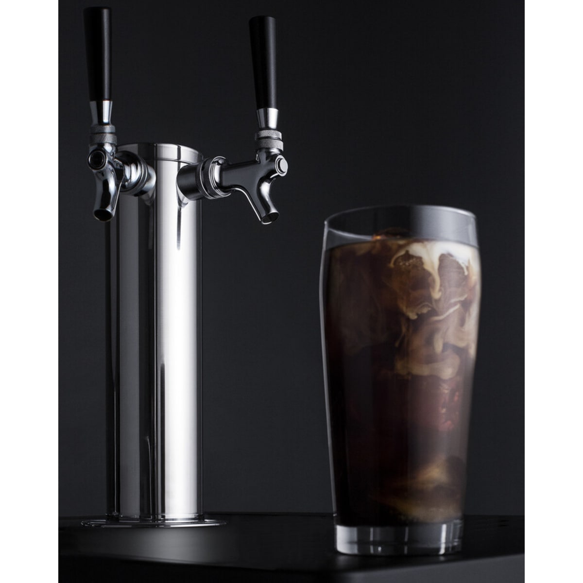 Summit - Built-in commercially approved dual tap cold brew kegerator in stainless steel with panel-ready door - SBC682PNRCFTWIN Summit - Built-in commercially approved dual tap cold brew kegerator in stainless steel with panel-ready door - SBC682PNRCFTWIN
