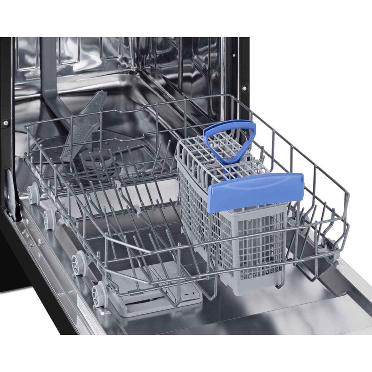 Summit - 18" wide ADA compliant ENERGY STAR certified dishwasher in black with top controls - DW184BADA Summit - 18" wide ADA compliant ENERGY STAR certified dishwasher in black with top controls - DW184BADA