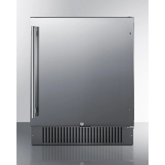 Summit - 27" wide built-in undercounter outdoor all-refrigerator - SPR2700SS