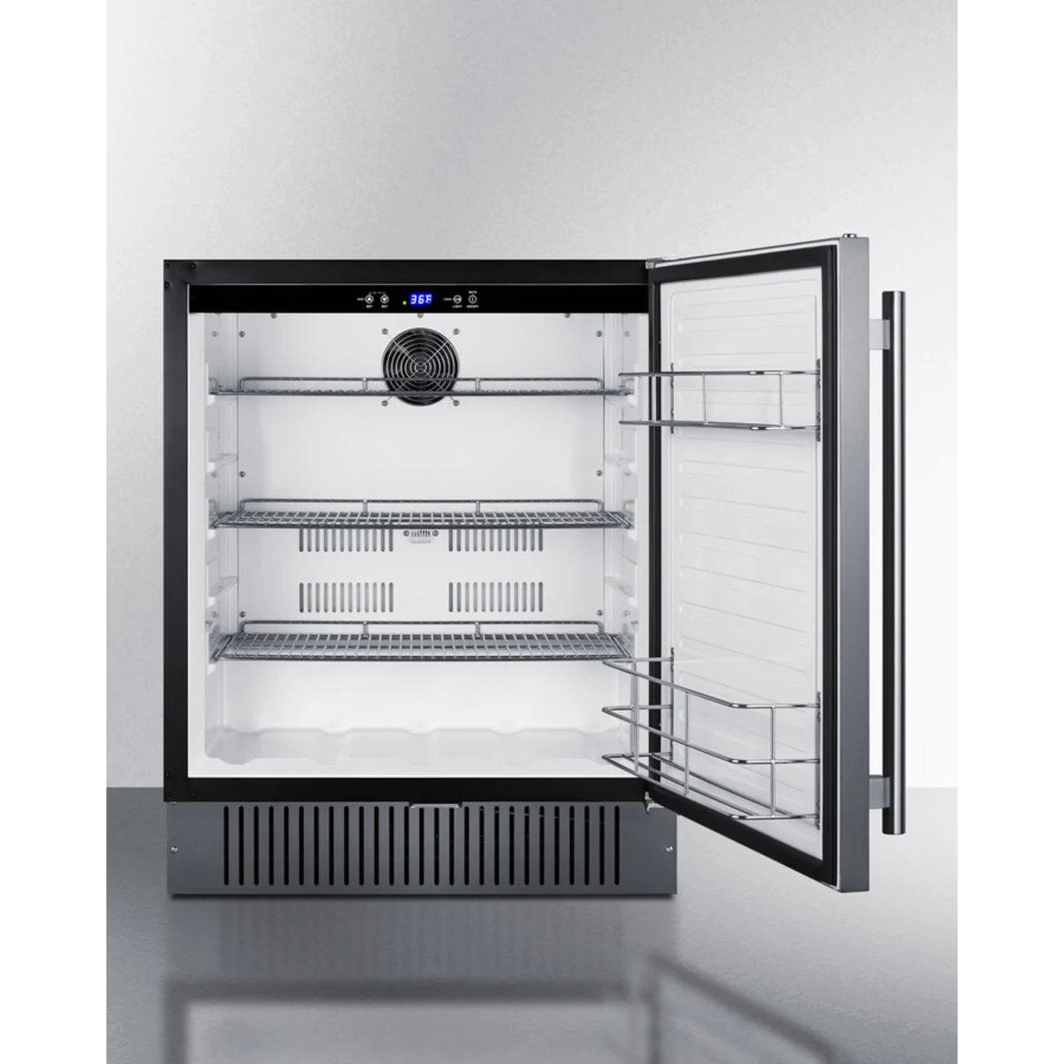 Summit - 27" wide built-in undercounter outdoor all-refrigerator - SPR2700SS Summit - 27" wide built-in undercounter outdoor all-refrigerator - SPR2700SS
