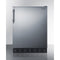 Summit - 24" wide undercounter European all-refrigerator, commercially approved - FF708BL7SS