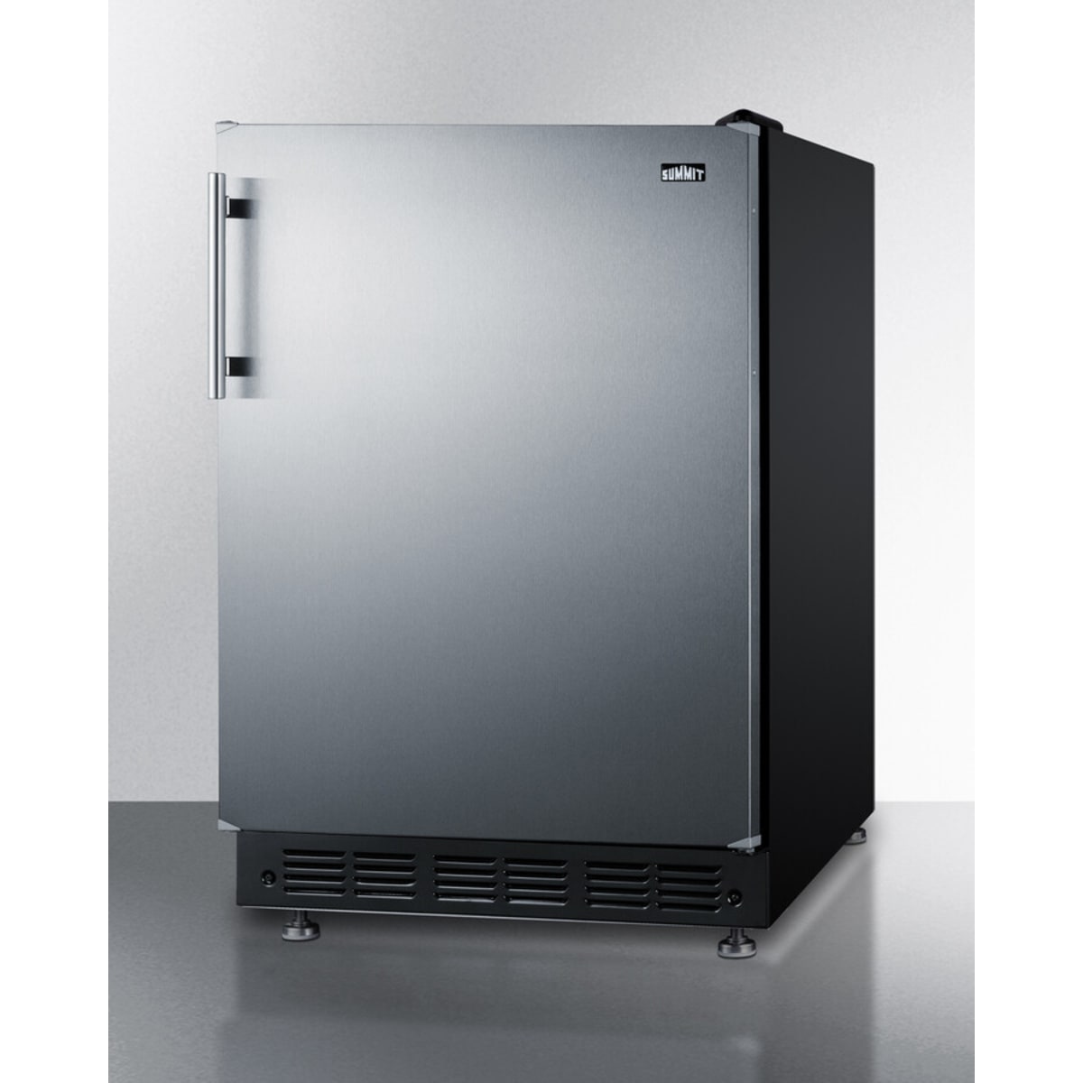 Summit - 24" wide undercounter European all-refrigerator - FF708BLSSRS Summit - 24" wide undercounter European all-refrigerator - FF708BLSSRS