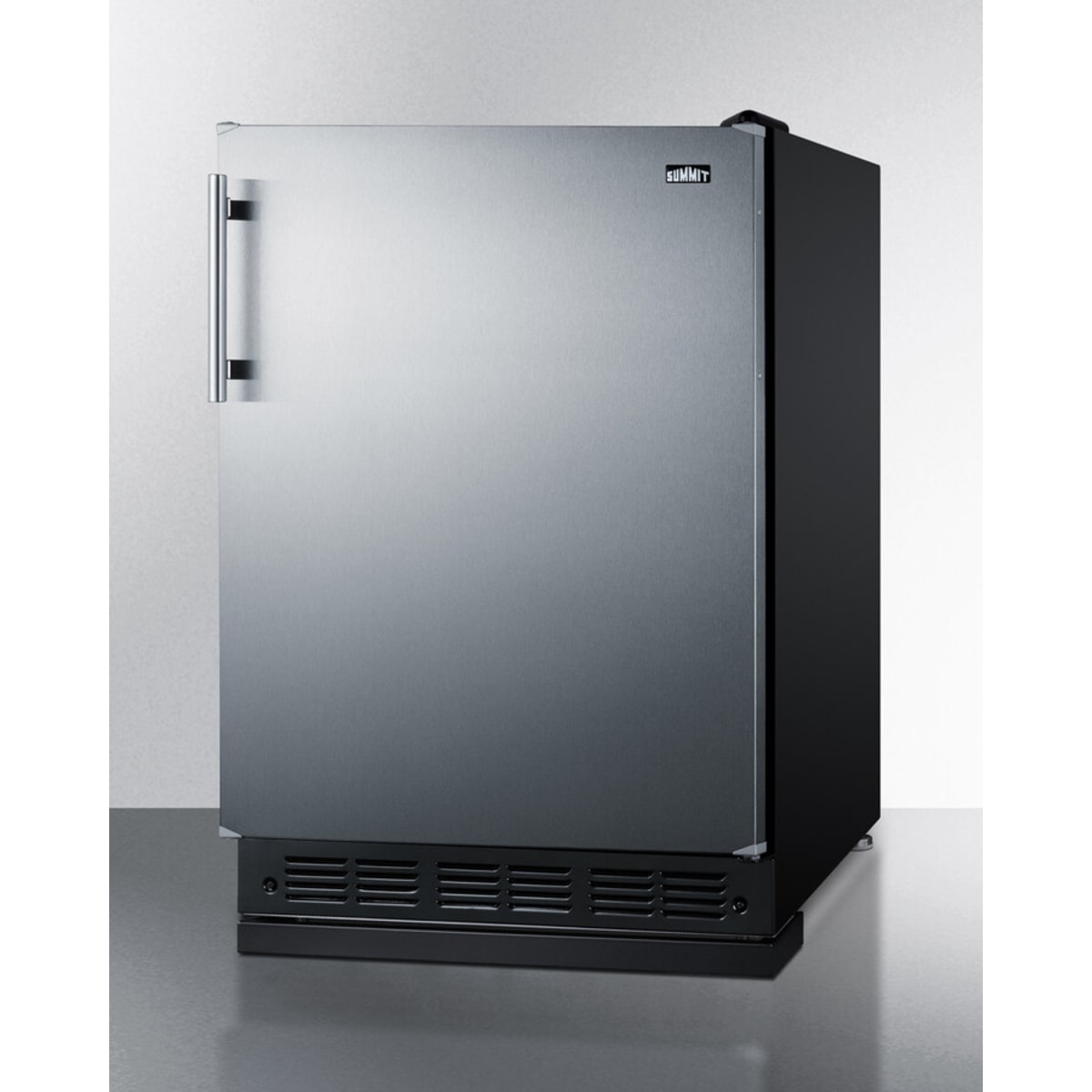 Summit - 24" wide undercounter European all-refrigerator - FF708BLSSRS Summit - 24" wide undercounter European all-refrigerator - FF708BLSSRS