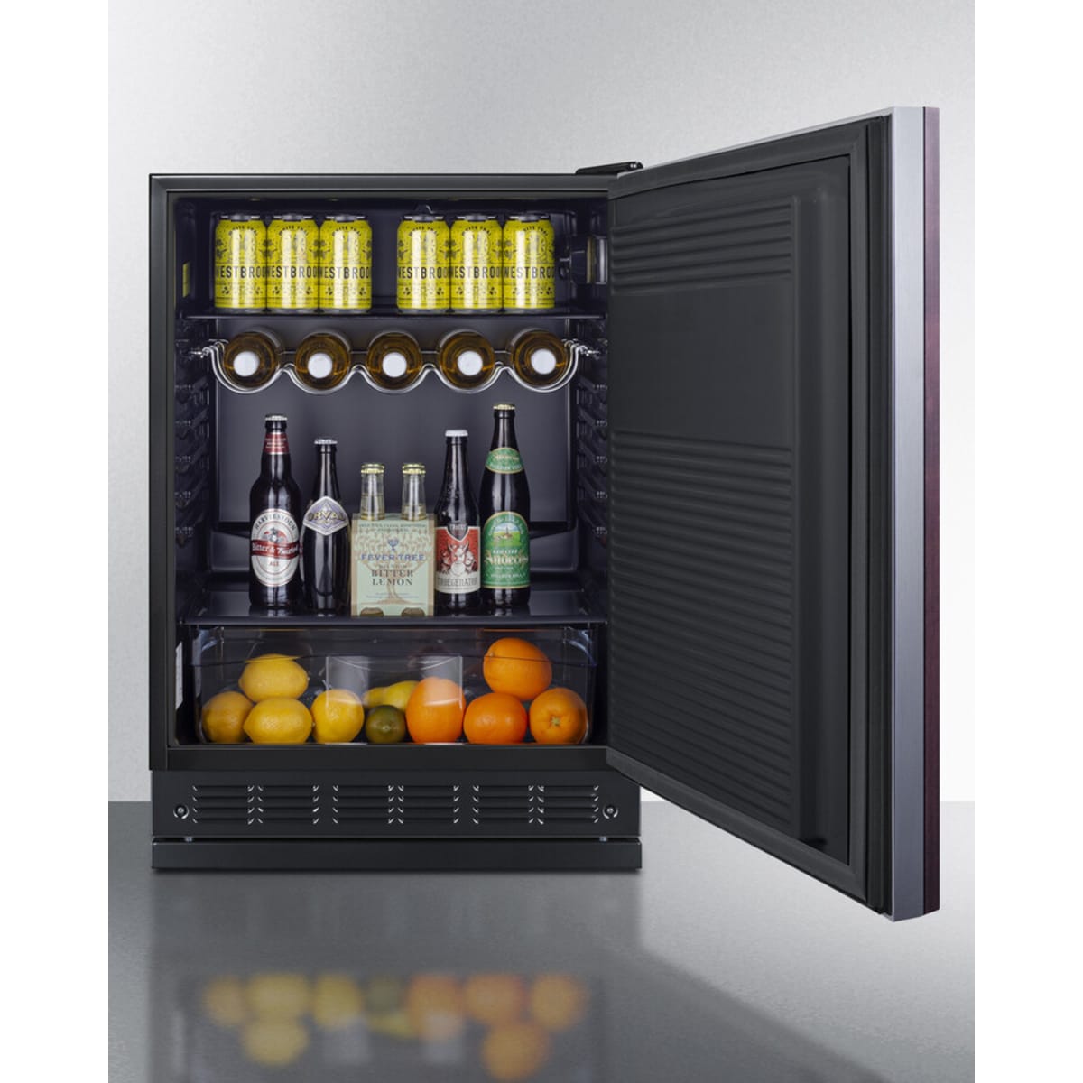 Summit - Commercial dual tap nitro coffee kegerator designed for built-in applications - SBC7BRSIFNCF2 Summit - Commercial dual tap nitro coffee kegerator designed for built-in applications - SBC7BRSIFNCF2