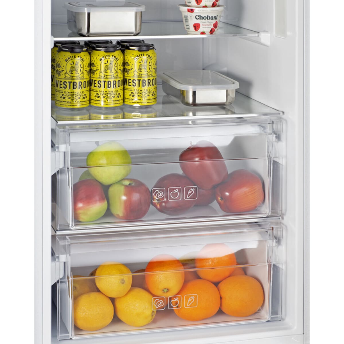 Summit - 24" wide fully integrated panel-ready bottom freezer refrigerator - FFBF11NT Summit - 24" wide fully integrated panel-ready bottom freezer refrigerator - FFBF11NT