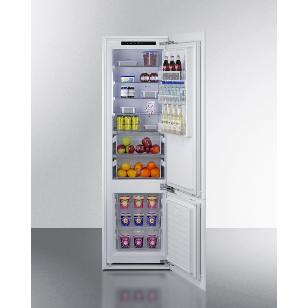 Summit - 24" wide fully integrated panel-ready bottom freezer refrigerator - FFBF11NT Summit - 24" wide fully integrated panel-ready bottom freezer refrigerator - FFBF11NT
